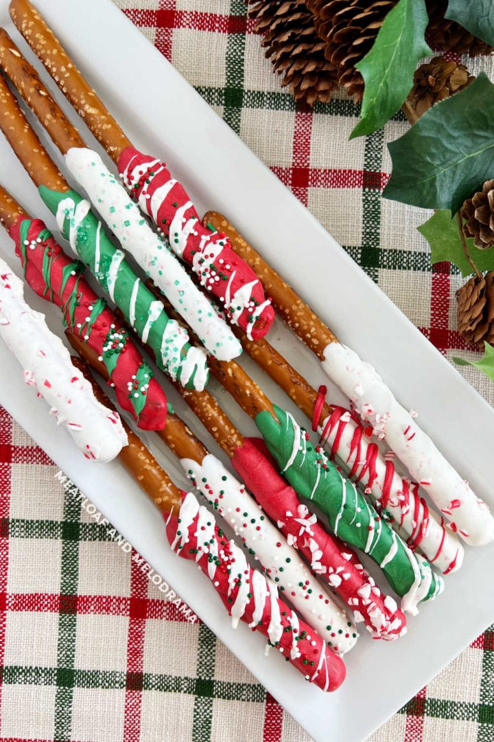 Christmas Pretzel Rods Recipe Meatloaf And Melodrama