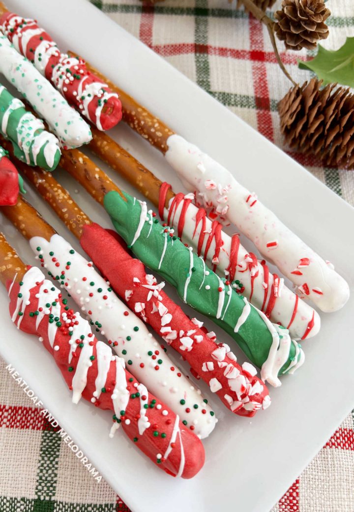 Christmas Pretzel Rods Recipe Meatloaf And Melodrama