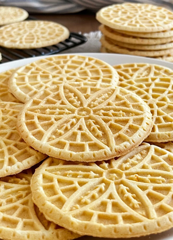 Grandma S Anise Pizzelle Recipe Italian Wafer Cookies Meatloaf And