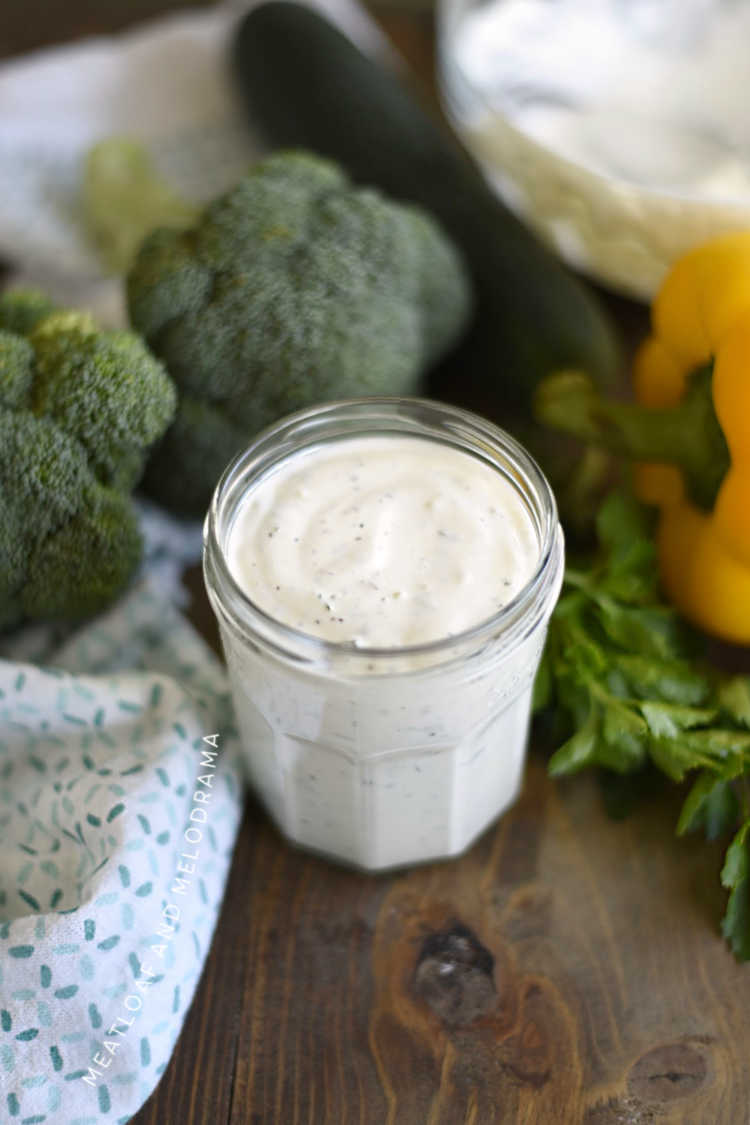 Homemade Buttermilk Ranch Dressing Meatloaf And Melodrama