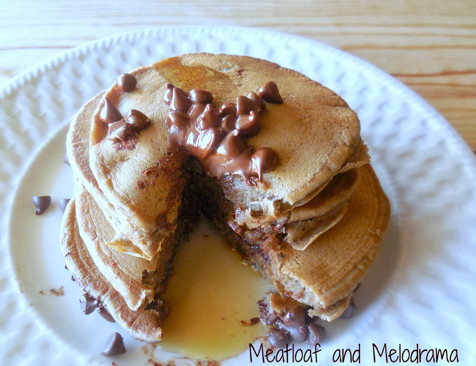Double Chocolate Orange Pancakes - Meatloaf and Melodrama