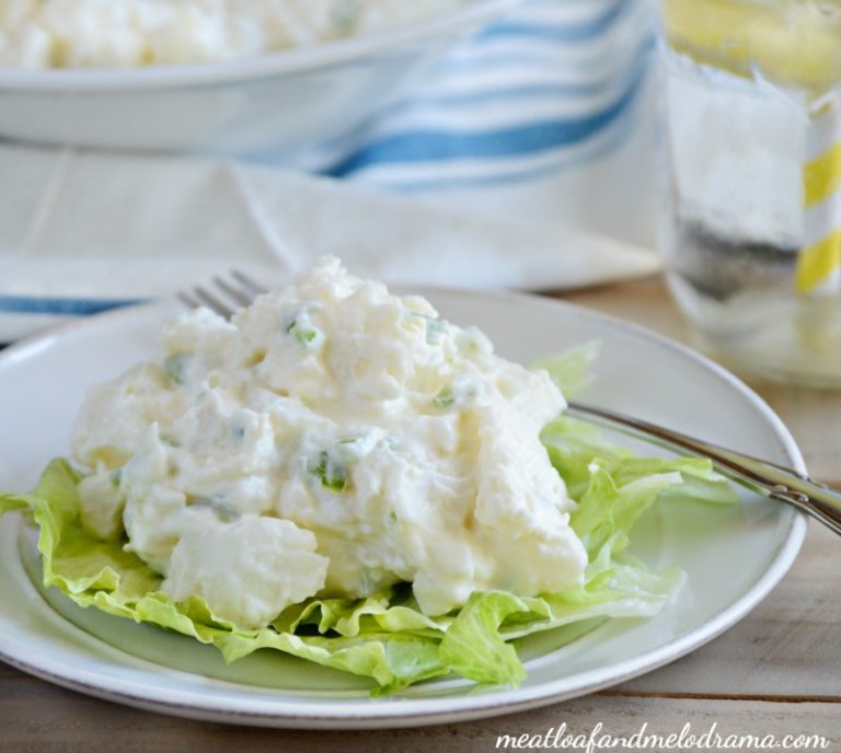 Grandma's Potato Salad Recipe With Simple Ingredients - Meatloaf And ...