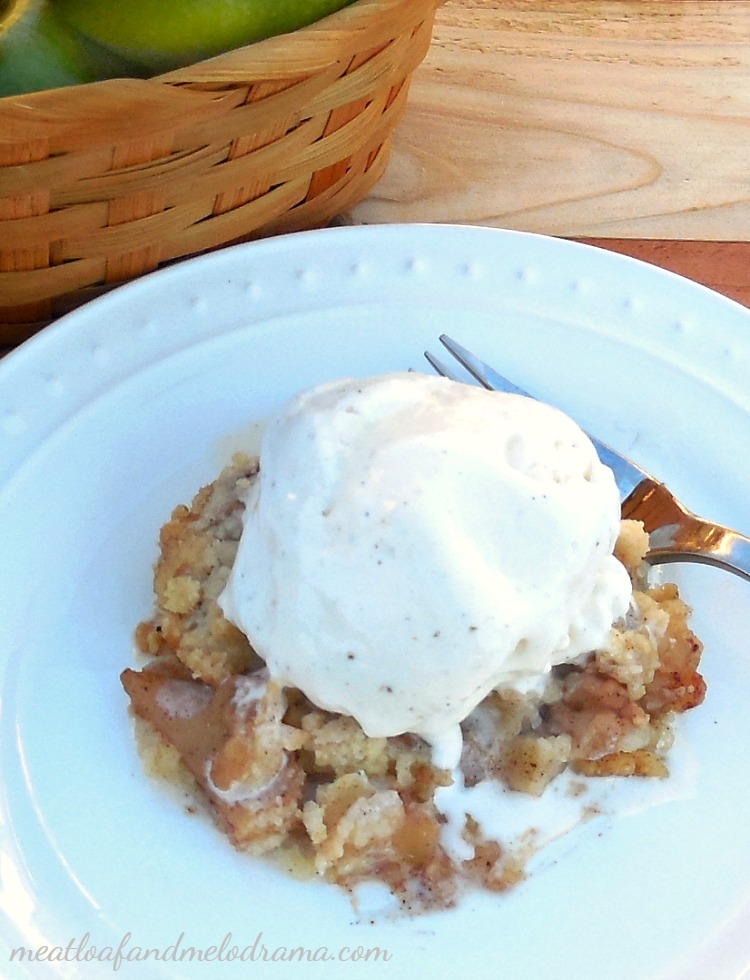 Cinnamon Apple Crisp - Meatloaf and Melodrama