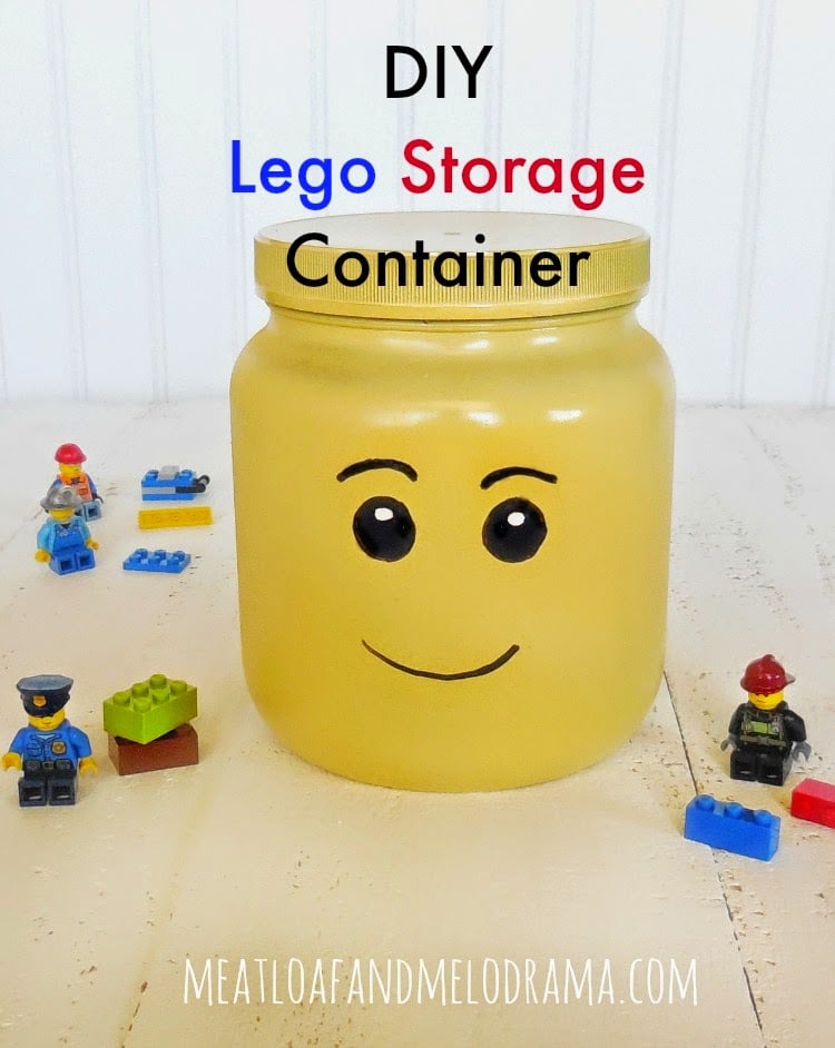 DIY Lego Containers - Option 2 (Spray Painting) 