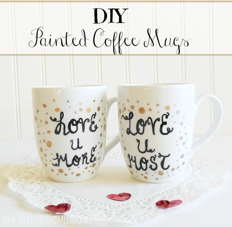 Easy Homemade Gift Ideas: Painted Coffee Mug