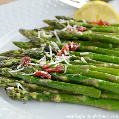 Sauteed Asparagus with Bacon, Lemon and Parmesan - Meatloaf and Melodrama