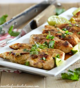 Grilled Tequila Lime Chicken Tenders - Meatloaf and Melodrama