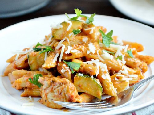 One Pan Creamy Garlic Penne Recipe