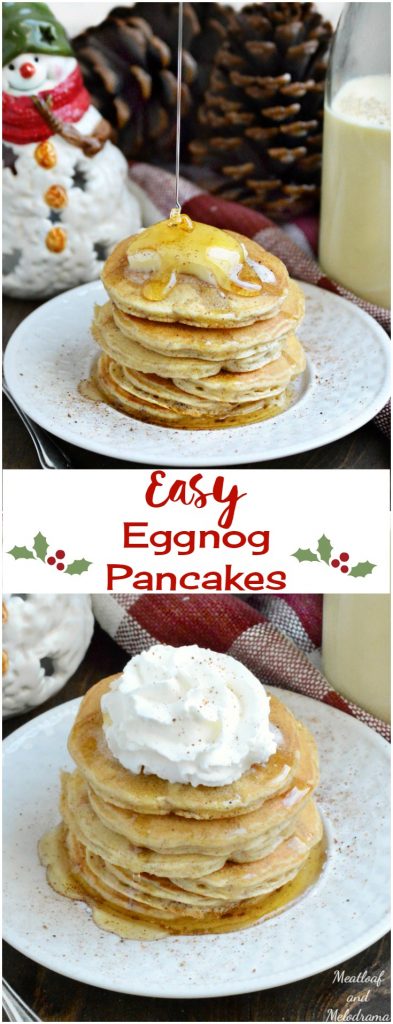 Easy Eggnog Pancakes Meatloaf And Melodrama