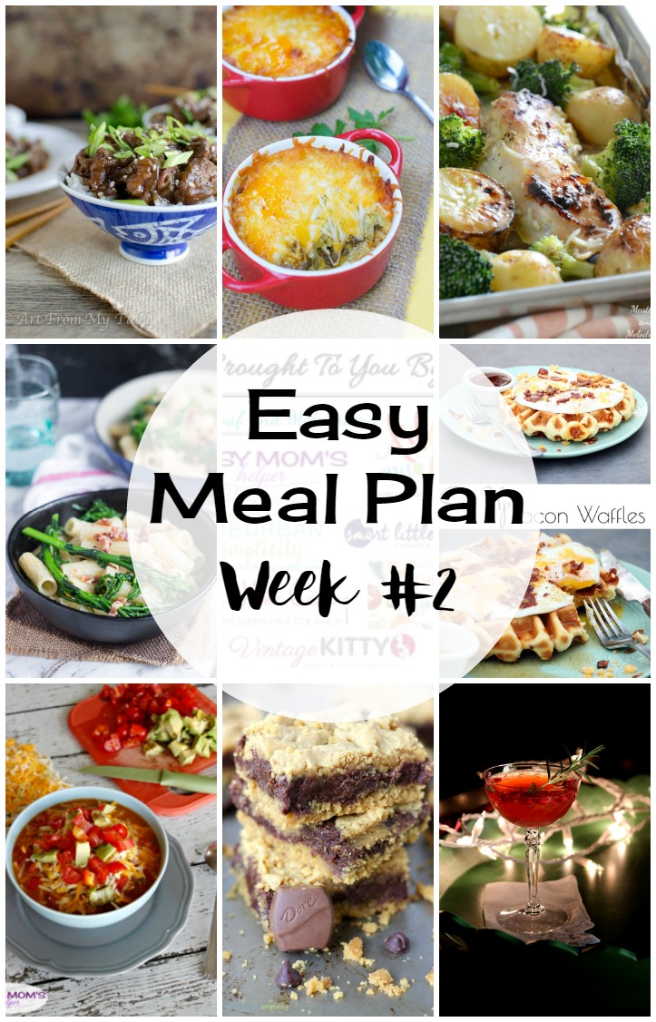 Easy Meal Plan Week #2 - Meatloaf and Melodrama