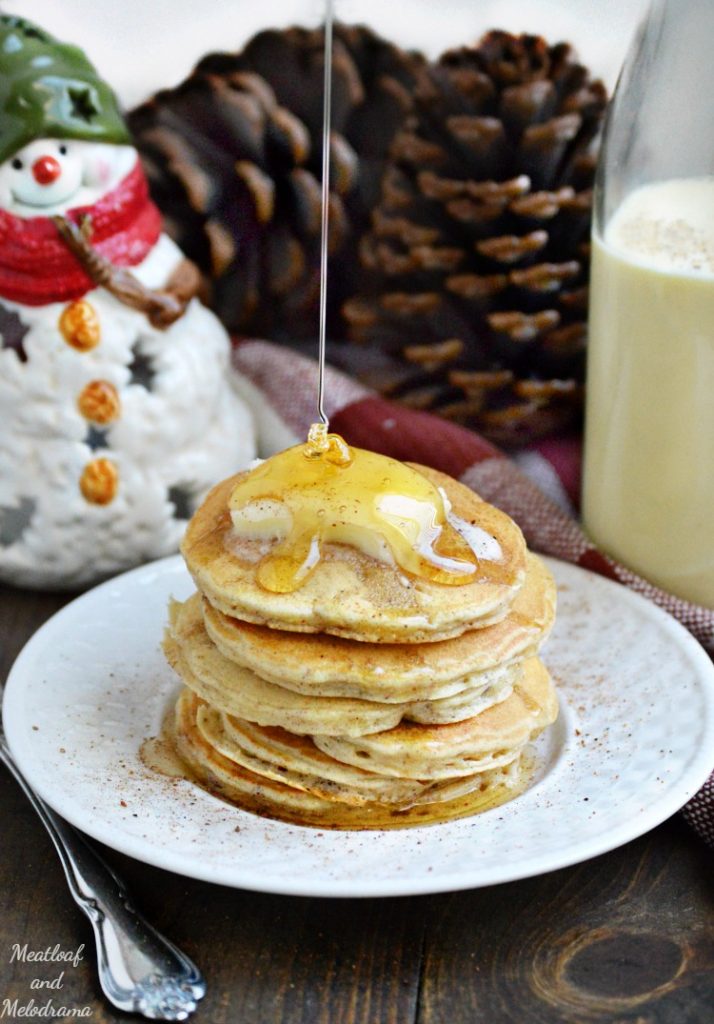 Easy Eggnog Pancakes Meatloaf And Melodrama