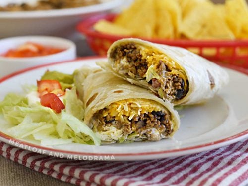 Beef & Bean Burrito