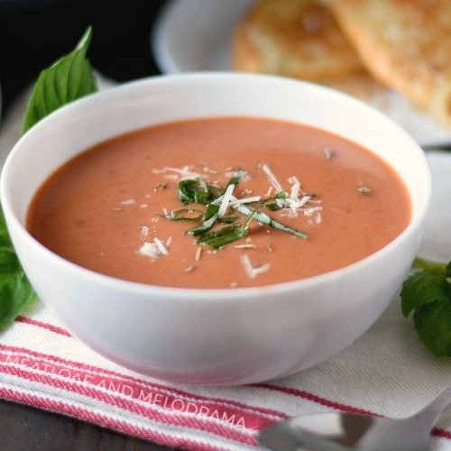 Instant Pot Creamy Tomato Basil Soup