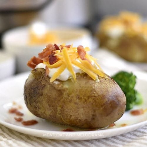 Instant Pot Baked Potatoes Meatloaf And Melodrama