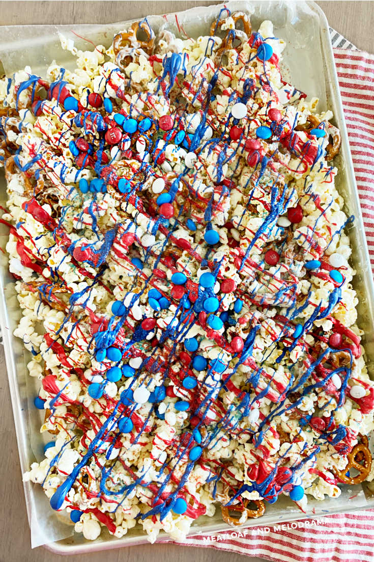 Patriotic Popcorn Recipe - Meatloaf and Melodrama