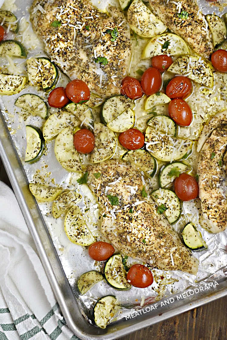 Easy Baked Chicken With Zucchini Recipe - Meatloaf And Melodrama