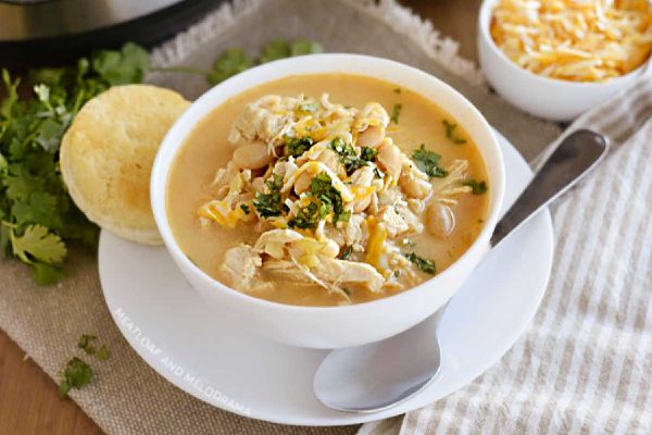 Instant Pot White Chicken Chili - Meatloaf and Melodrama