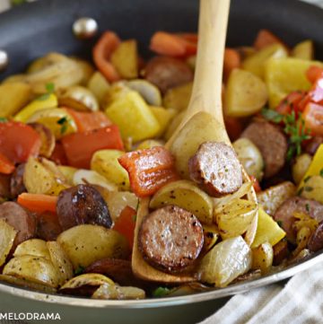 Kielbasa, Potatoes and Peppers - Meatloaf and Melodrama