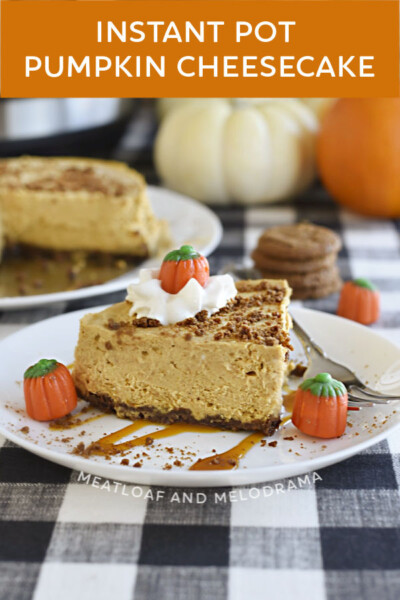 Instant Pot Pumpkin Cheesecake - Meatloaf and Melodrama