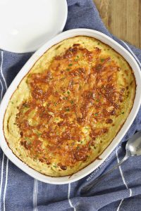 Air Fryer Potatoes au Gratin - Meatloaf and Melodrama