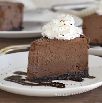 Instant Pot Chocolate Cheesecake - Meatloaf and Melodrama