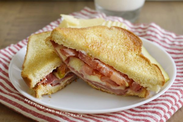 Fried Bologna Sandwich Meatloaf And Melodrama