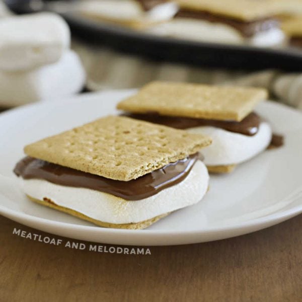 Easy Baked S'mores - Meatloaf and Melodrama