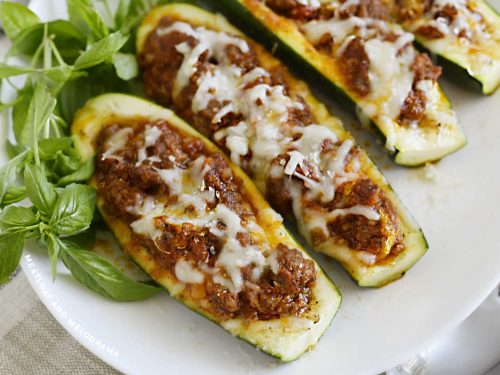 Sausage Stuffed Zucchini Boats Meatloaf And Melodrama