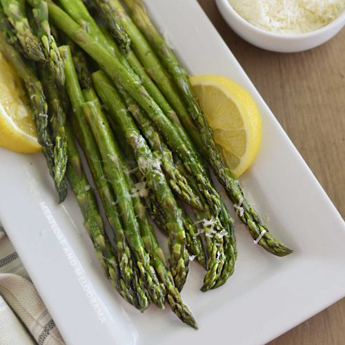 How to Microwave Asparagus (Easy Recipe) - Meatloaf and Melodrama