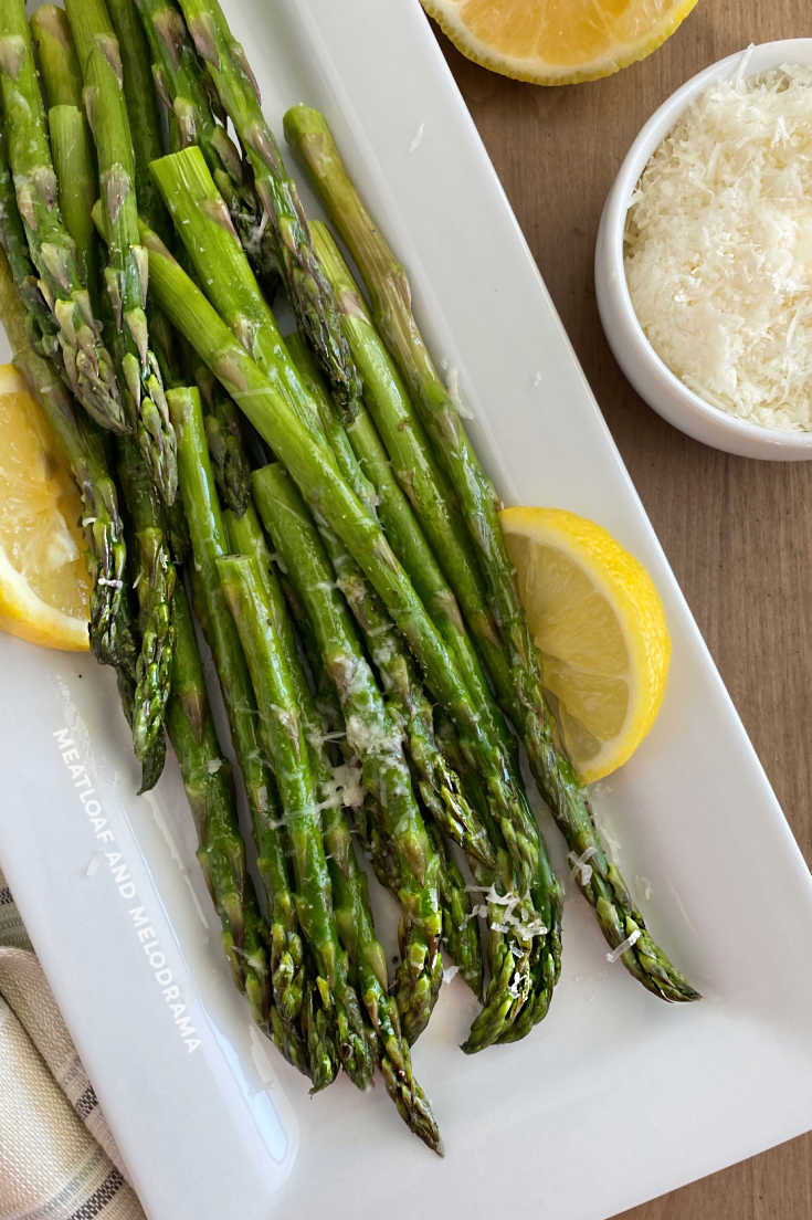 How to Microwave Asparagus (Easy Recipe) Meatloaf and Melodrama