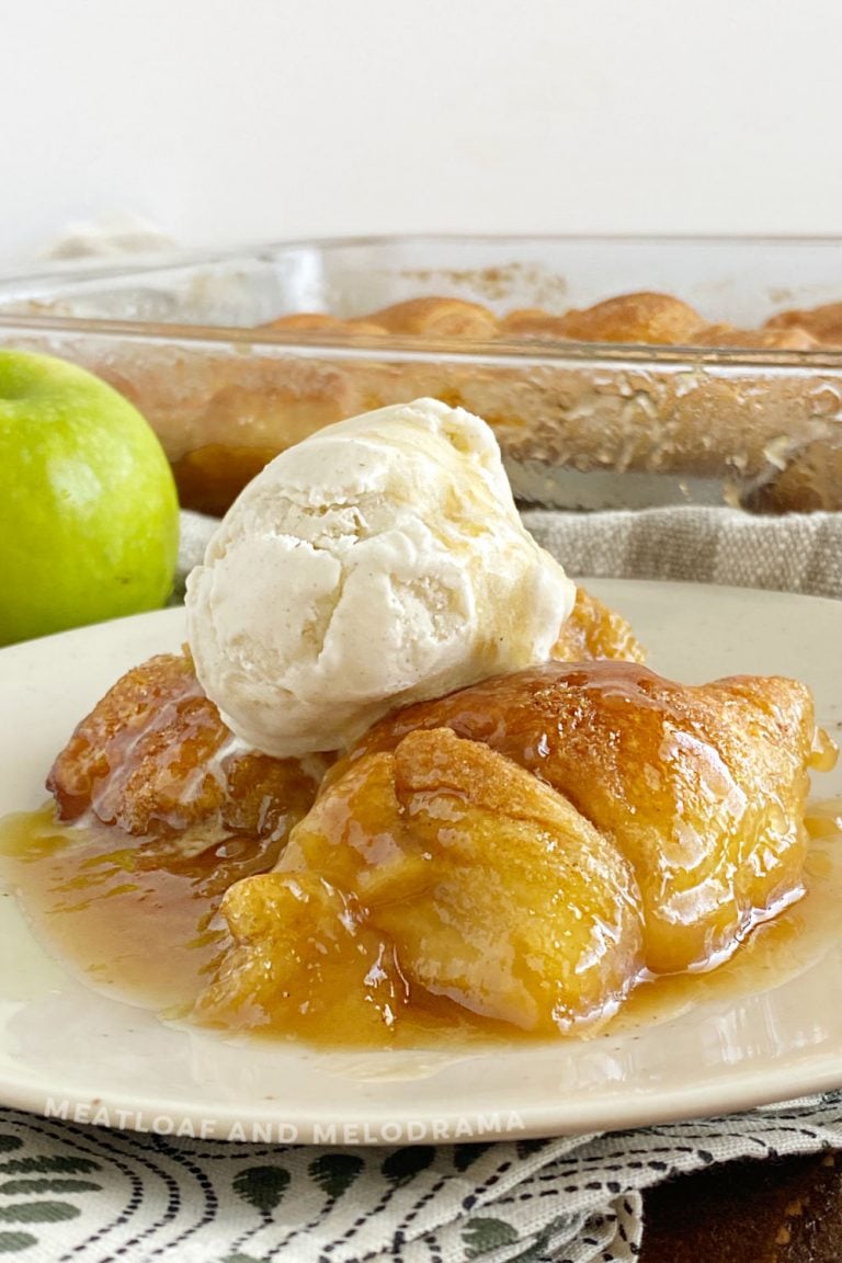 Crescent Roll Apple Dumplings - Meatloaf and Melodrama