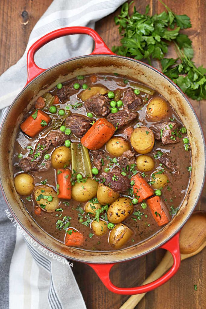 Best Dutch Oven Beef Stew Recipe - Meatloaf and Melodrama