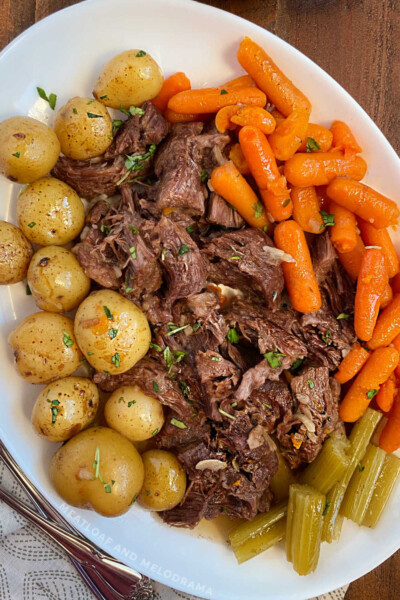 Mom's Instant Pot Pot Roast - Meatloaf and Melodrama