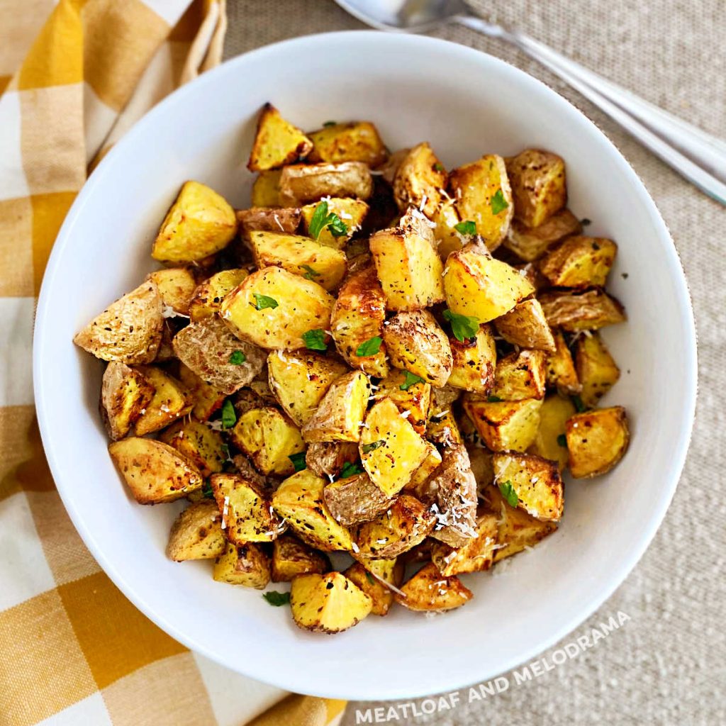 Crispy Air Fryer Baby Potatoes - Meatloaf and Melodrama