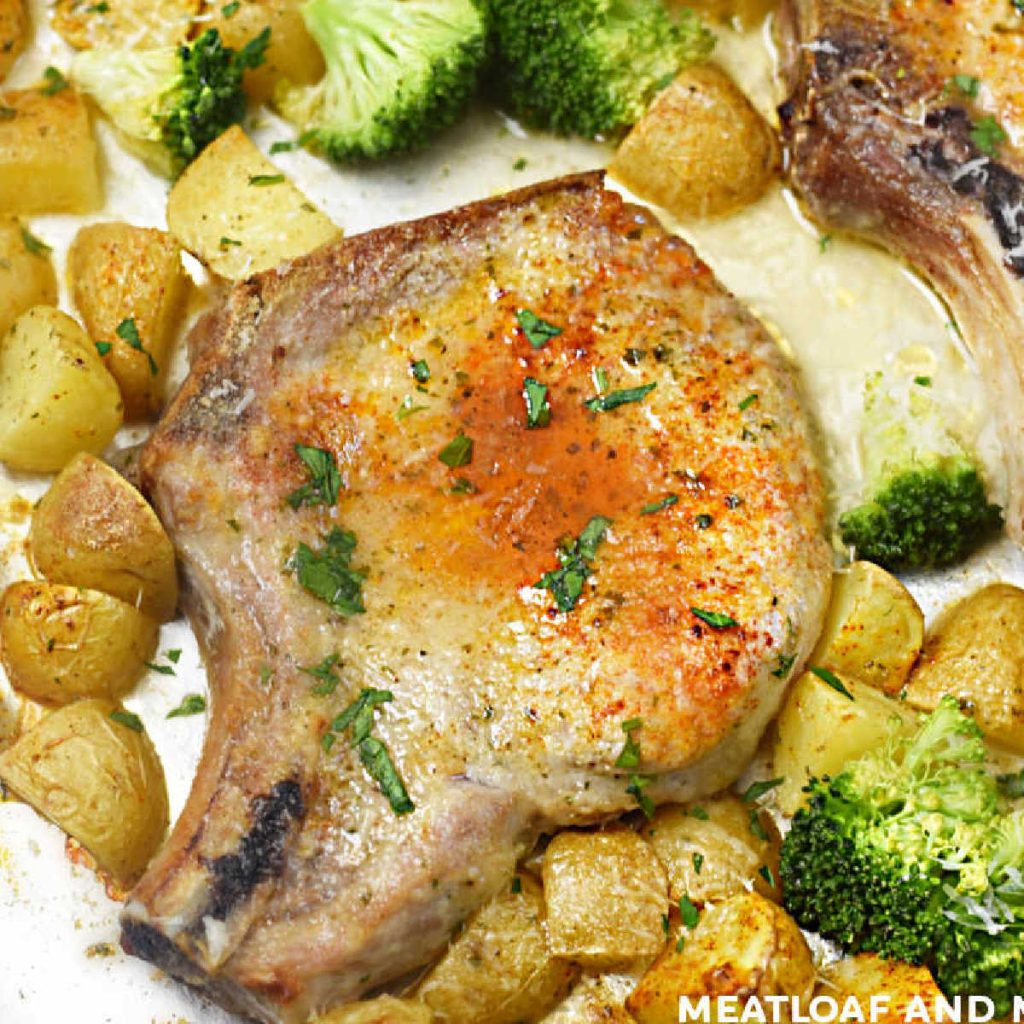 Baked Ranch Pork Chops and Potatoes - Meatloaf and Melodrama