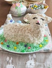 The Best Easter Lamb Cake Recipe - Meatloaf And Melodrama