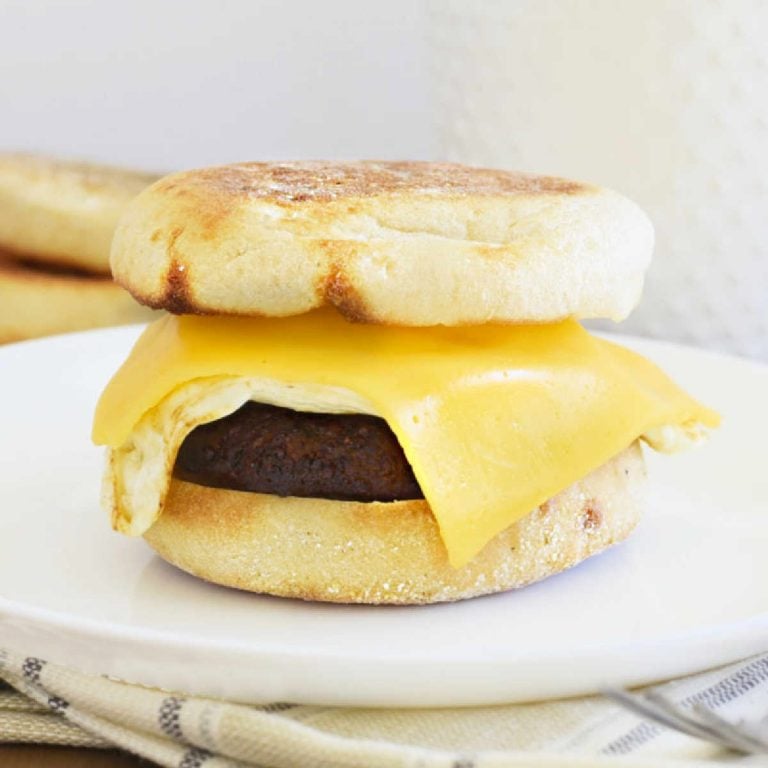 Sausage, Egg and Cheese Breakfast Sandwich - Meatloaf and Melodrama