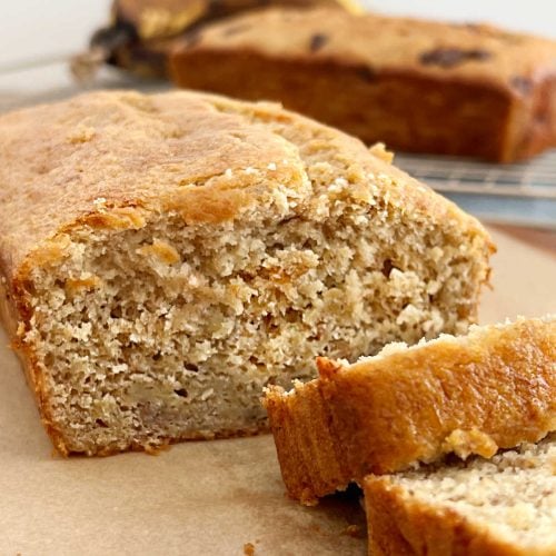 Easy Cake Mix Banana Bread - Meatloaf and Melodrama