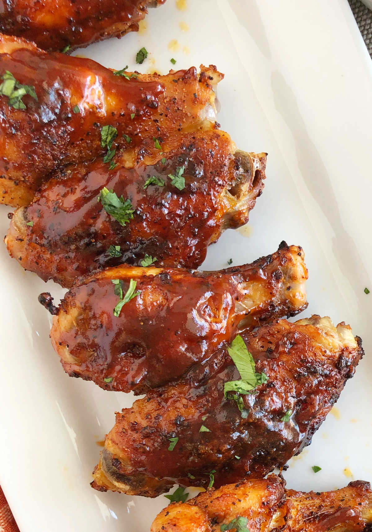 Air Fryer BBQ Chicken Wings with Dry Rub - Meatloaf and Melodrama