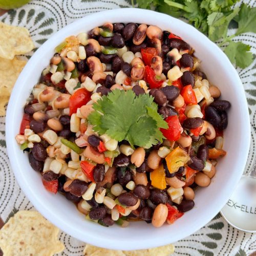 Easy Cowboy Caviar (Black Eyed Pea Salsa) - Meatloaf and Melodrama