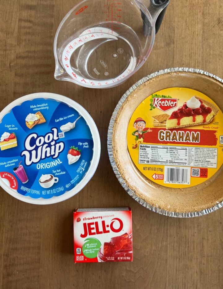 No Bake Strawberry Jello Pie Meatloaf And Melodrama 5505