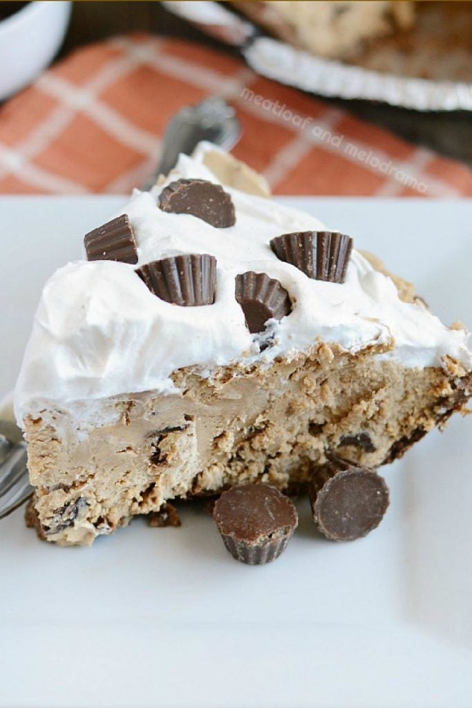 No Bake Chocolate Peanut Butter Pie - Meatloaf and Melodrama