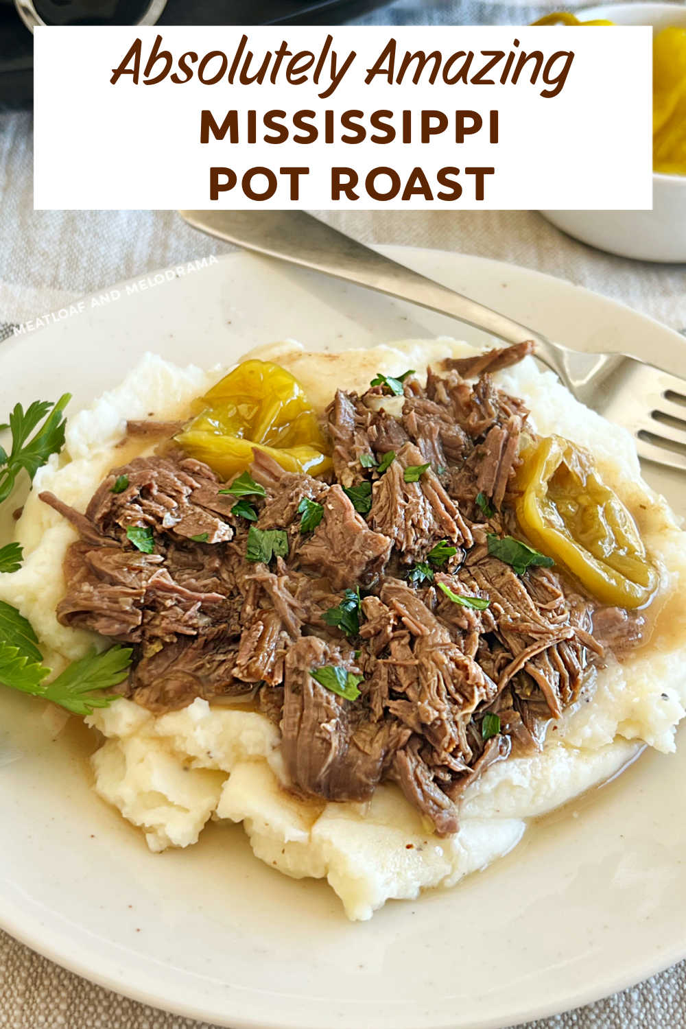 Crock-Pot Mississippi Pot Roast - Meatloaf and Melodrama