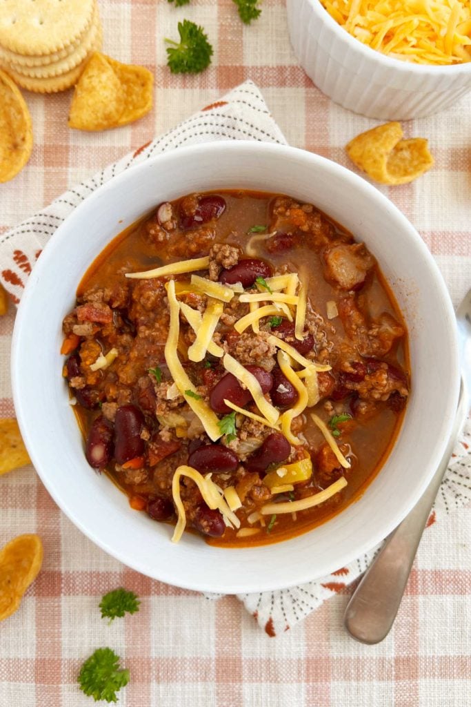 Mom's Best Chili Recipe (Easy Stovetop Version) - Meatloaf and Melodrama