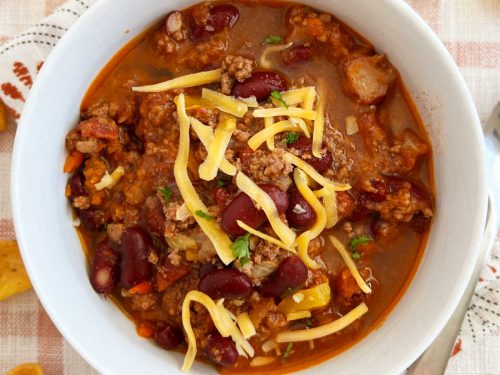 BEST Turkey Chili with a Secret Ingredient! (Stove Top or Crockpt