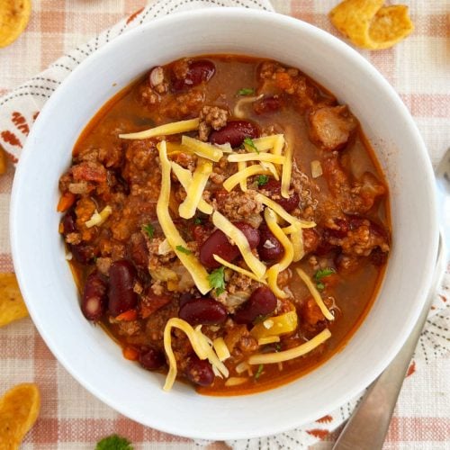 Mom's Best Chili Recipe (Easy Stovetop Version) - Meatloaf and Melodrama