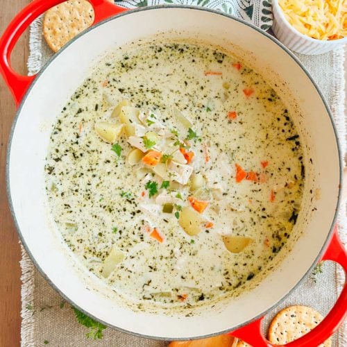 Creamy Chicken Potato Soup (Easy Recipe) - Meatloaf and Melodrama