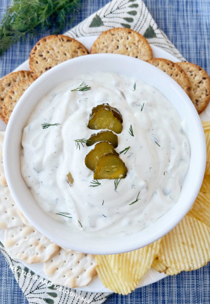 Dill Pickle Dip Recipe Meatloaf And Melodrama 