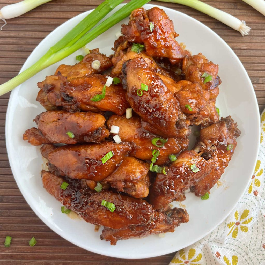 Pineapple Teriyaki Chicken Wings with Sticky Sauce - Meatloaf and Melodrama