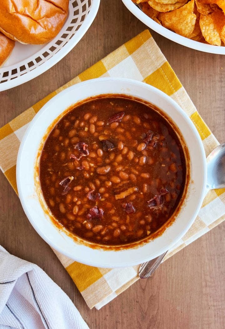 Easy Baked Beans Recipe With Brown Sugar Meatloaf And Melodrama